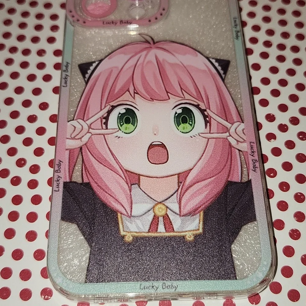 Brand new Apple IPhone 14 Pro Max Spy × Family Anya Forger  Silicone Phone Case